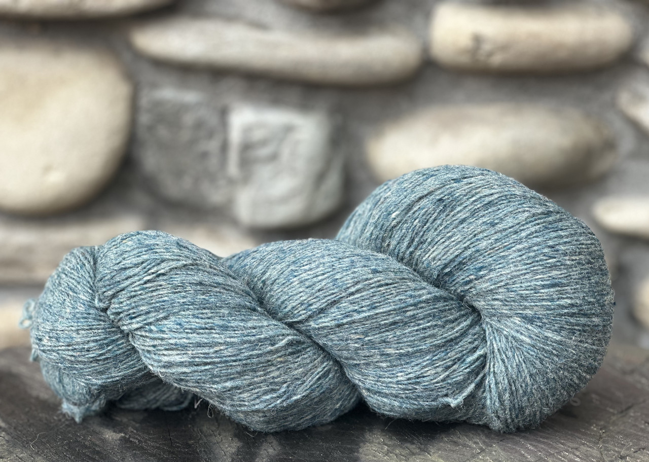 Пряжа Дундага 6/1 твідова однотонна (готландський меринос), фото 1