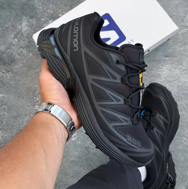 Чоловічі термо кросівки Salomon XT-6 Gore-Tex black чорні Саломон Гортекс водостійкі осінь зима, фото 1