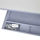 Bambi M 6136 Blue Дитяча парта зі стільцем лампою підставкою для книг регулювання висоти, фото 2