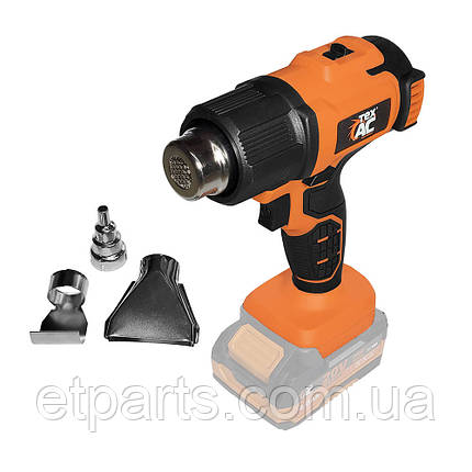 Пістолет гарячого повітря акумуляторний (фен будівельний) 400/600° TEX AC TAOE-HG600, фото 1