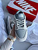 Чоловічі кросівки Nike SB Dunk White Sweet Wolf Grey Найк СБ Данк бежеві з сірим замша шкіра демісезон унісекс, фото 7