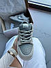 Чоловічі кросівки Nike SB Dunk White Sweet Wolf Grey Найк СБ Данк бежеві з сірим замша шкіра демісезон унісекс, фото 10