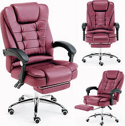 Крісло офісне Diego D2 бордове