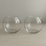 Прозора колба скло Цукерниця на ресепшн Ваза, фото 2