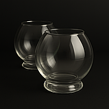 Прозора колба скло Цукерниця на ресепшн Ваза, фото 3