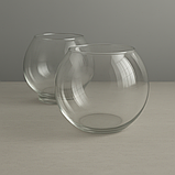 Прозора колба скло Цукерниця на ресепшн Ваза, фото 4