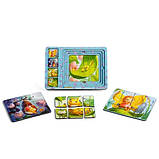 Дерев'яний чотиришаровий пазл-сортер "Етапи розвитку метелика" (ПСФ017), фото 2