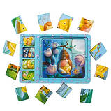 Дерев'яний чотиришаровий пазл-сортер "Етапи розвитку метелика" (ПСФ017), фото 3