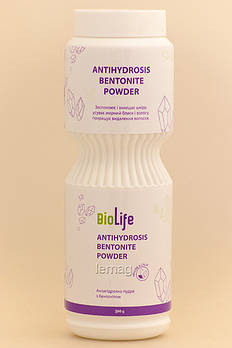 BioLife Бентонітова антигідрозна пудра, 300 г