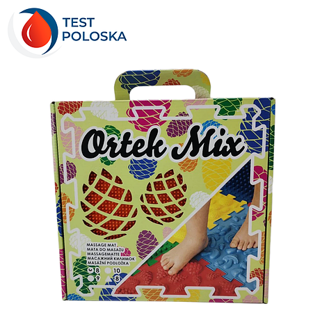 Масажний килимок Ortek Мікс 8 пазлів, фото 1