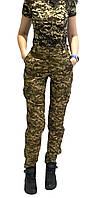 Жіночі військові тактичні штани саржа хижак