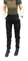 Жіночі тактичні штани чорні поліція, охорона