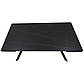 Обідній стіл розкладний Imperia 160-220х90 см під чорний мармур із матовою керамічною стільницею, фото 6