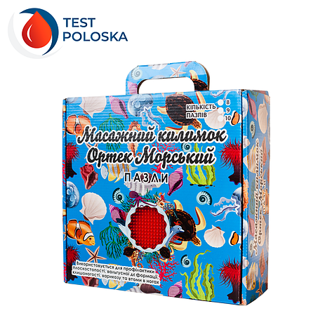 Масажний килимок Ortek Sea Морський 6 пазлів, фото 1