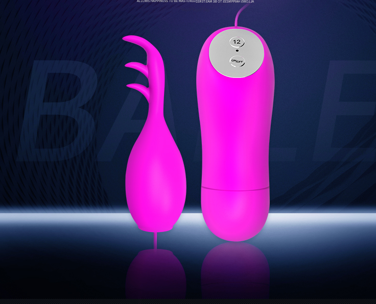 Кліторальний вібростимулятор BAILE-Mini love egg, 12 режимів вібрації та пульсації, безшумний.