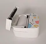 Термопринтер етикеток Bluetooth портативний білий для дому та офісу, друк фото і етикеток, фото 2