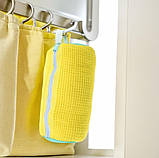 Захисний мішок на блискавці для прання кросівок у пральній машині Lavaggo колір жовтий, фото 3
