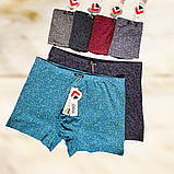 Чоловічі труси боксери Taso бавовна+бамбук 1 шт Розмір XL XXL 3XL 4XL, фото 4