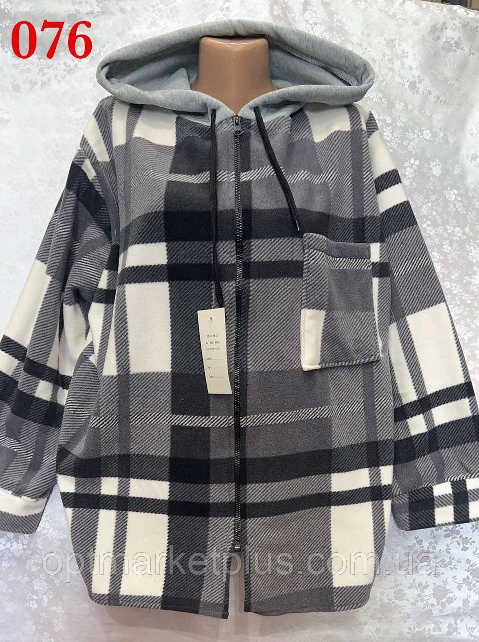 Сорочки жіночі, на блискавці фліс (42-48) гуртом купити від склада 7 км Одеса