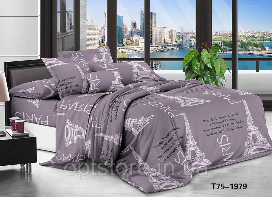 "париж" постільна білизна полуторний розмір 150/210, нав-кі 70/70, фото 1