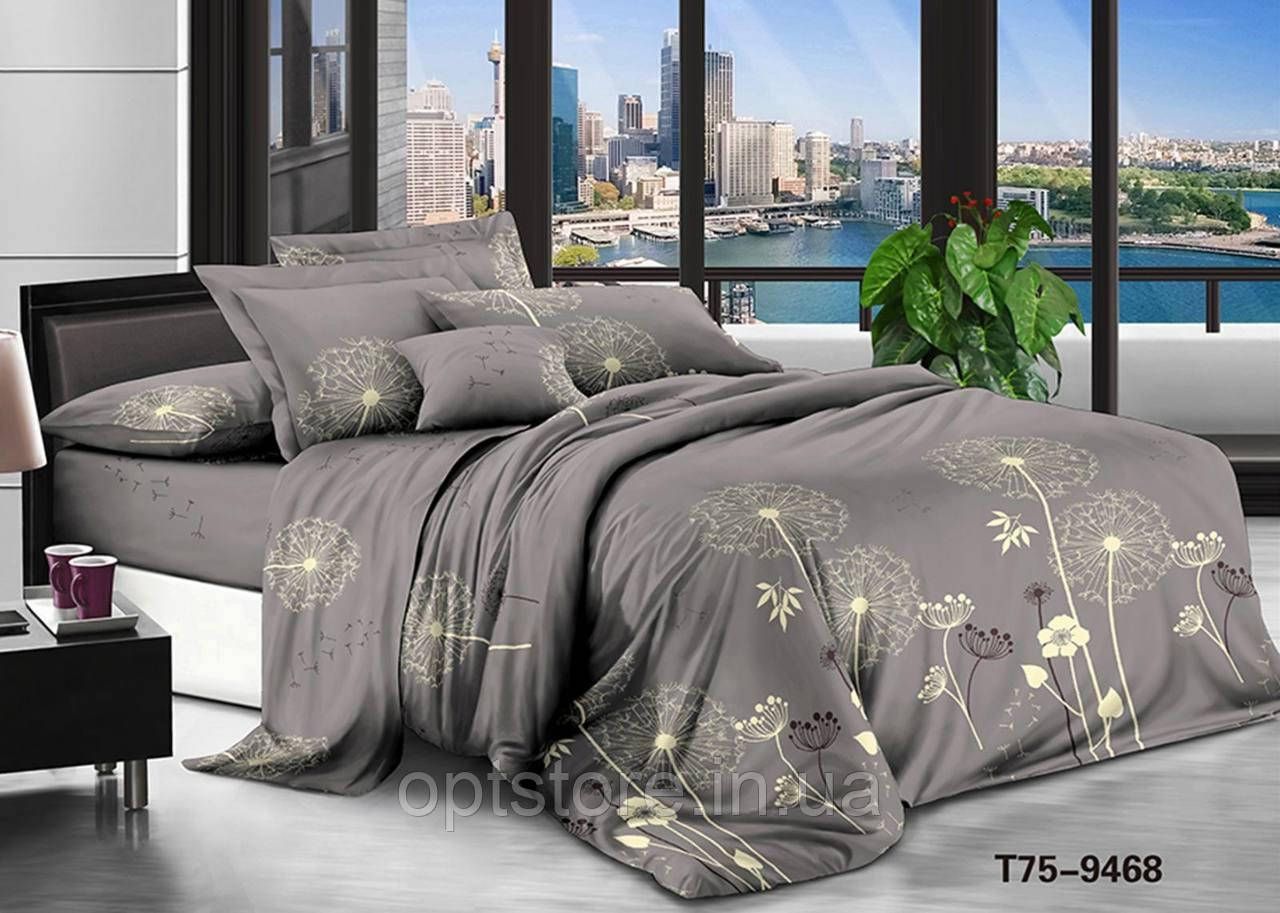 "листячко" постільна білизна 3D ефект євро розмір, нав-кі 70/70 см, фото 1