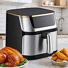 Аерофритюрниця Silver Crest, 12 л, 2800 Вт, безоливна мультипіч та аерогриль для дому, фото 7