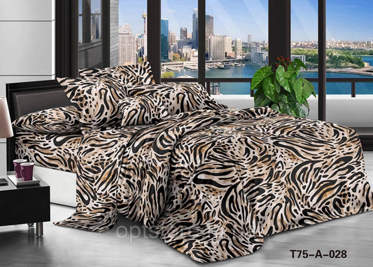 "Газета" Постільна білизна 3D ефект євро розмір, нав-ки 70/70, фото 1