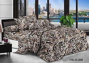 "Газета" Постільна білизна 3D ефект євро розмір, нав-ки 70/70