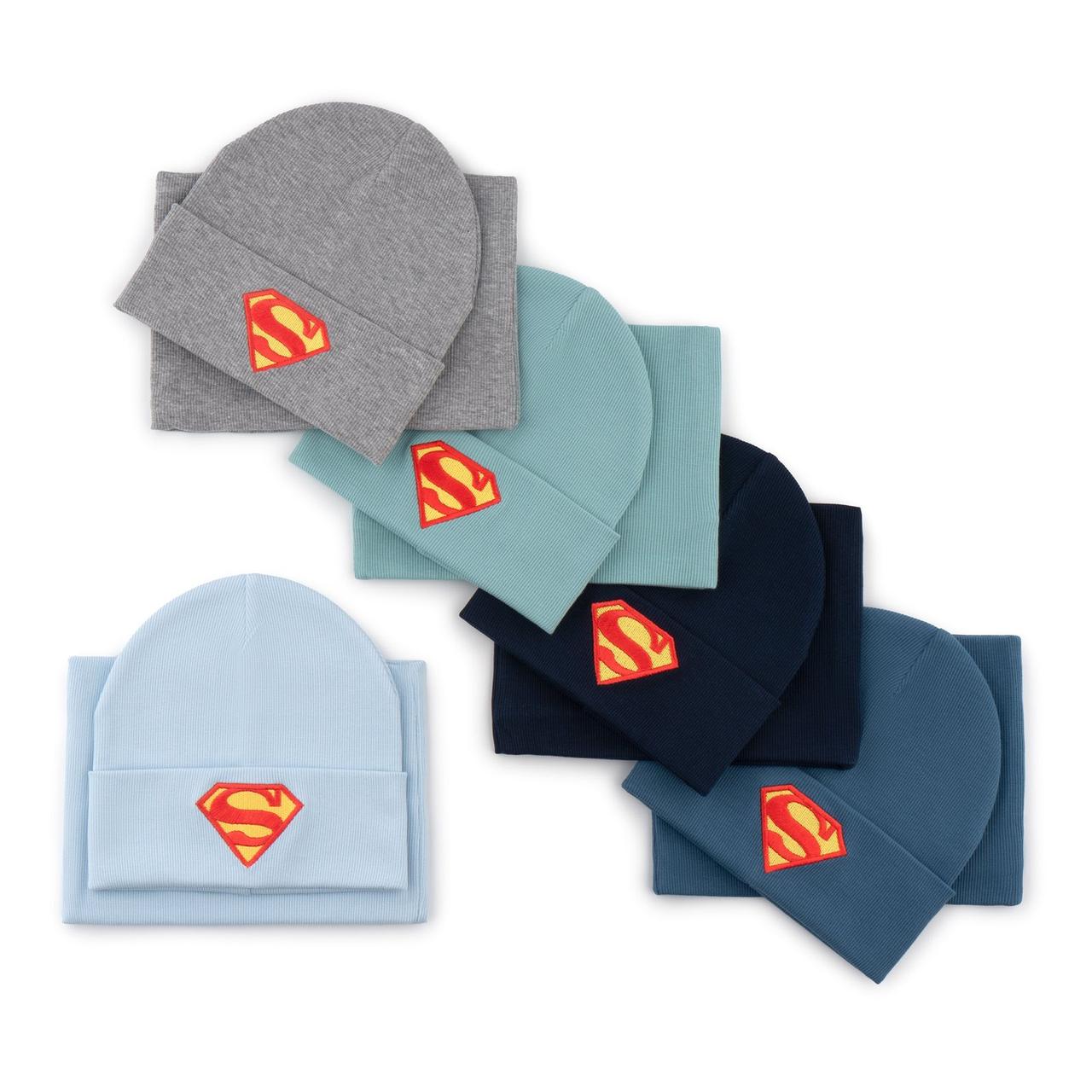 Шапка дитяча для хлопчика подвійна