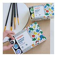 Акрилова фарба текстильна Набір 4001 Brushme AP4001 6 кольорів