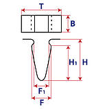 Затискач Audi Seat VW 8L4867276, фото 2