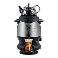 Електричний самовар 2 в 1 на 6 л з порцеляновим заварним чайником на 1 л RAF R.7115 Електросамовар із заварником
