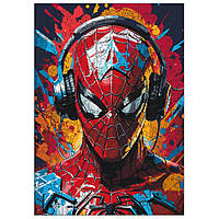 Фігурний пазл з дерева "Людина-павук" PZ013-A4C-AC розмір А4 кортонова коробка