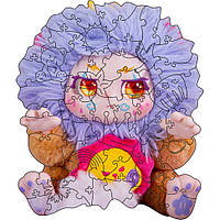 Фігурний пазл з дерева "Кіммон" PZ014-A4C-AC 75-125 деталей, розмір А4