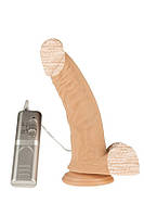 Реалістичний фалоімітатор з вібрацією Alive Dr.No 20см