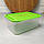 Харчовий пластиковий кухонний судок із кольоровою кришкою, 1.9 л Хм, фото 4