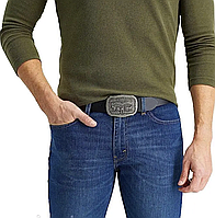 Бестселер! Оригінальний шкіряний ремінь Levis з литою великою пряжкою, 38/40/42/44, чорний, фото 9