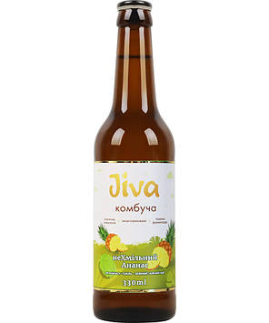 КОМБУЧА з соком ананасу та екстрактом хмелю 0,33л