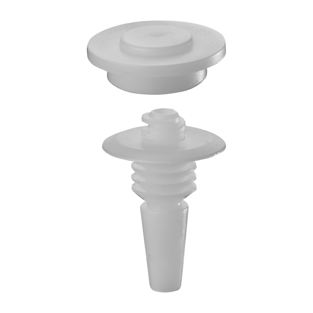 Кріплення обшивки/молдінгів, два й більше капелюшок, Круглий капелюшок — дві капелюшки, Білий, Пластик, Розміри (мм):, фото 1