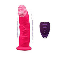 Силіконовий вібратор реалістичний з пультом дистанційного керування Silexd Model 2 17см