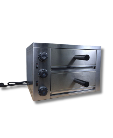 Піч для піци електрична риль Vektor -CG-2D (2х30см) для заморожених напівфабрикатів, фото 1