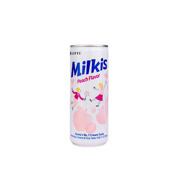 Напій газований LOTTE Milkis Peach Flavor (Персик) 250 ml