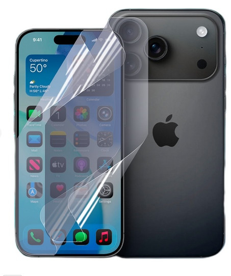 Anti-Blue гідрогелева плівка для iPhone 17 / 17 Air / 17 Pro / 17 Pro Max з захистом очей, прозора або матова, фото 1