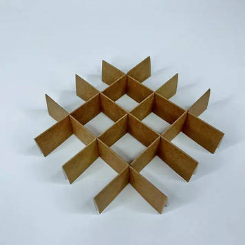 Перегородка 150х150х30 мм/16 комірок/Крафт/МАЛЕНЬКА