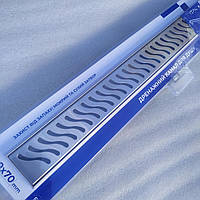 Трап для душу з нержавіючої сталі ITAL 70*800 з комбінованим затвором