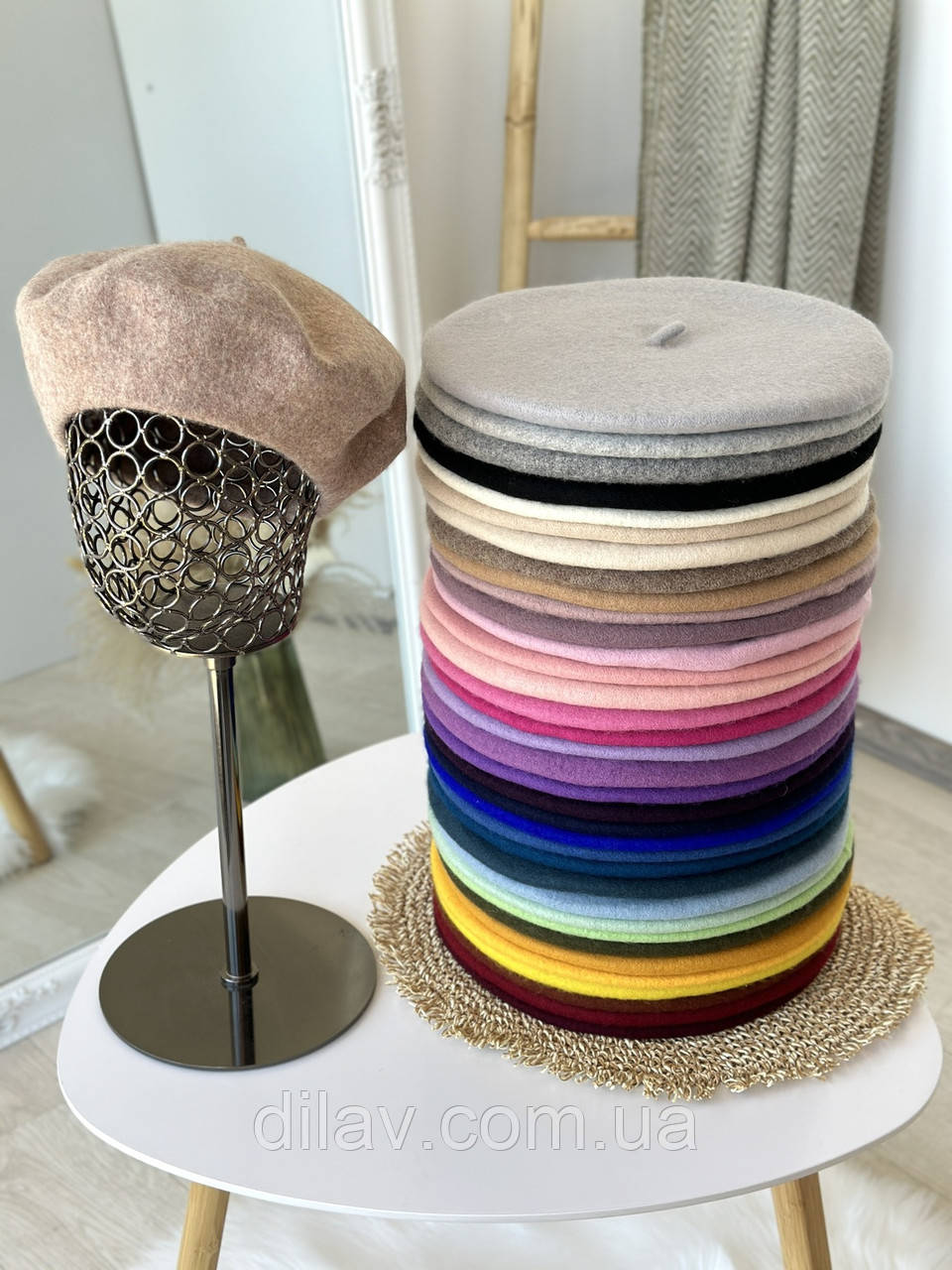 Берет класичний, різні кольори, фото 1