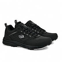 Чоловічі осінні шкіряні кросівки Bona чорні демісезонні 967D, фото 4