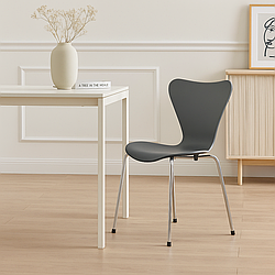 Пластиковий стілець АММ сірий штабельований поліпропілен універсальний