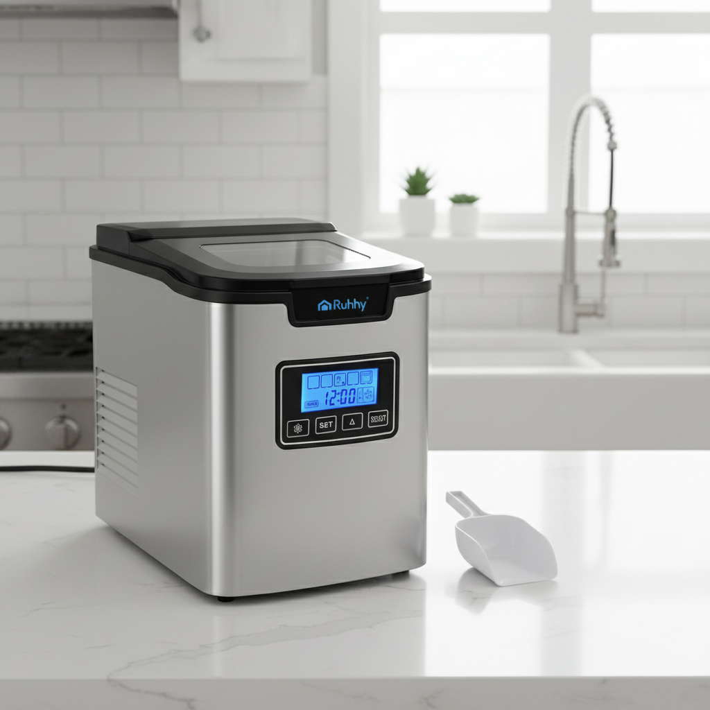 Льодогенератор апарат машина для приготування льоду Ruhhy K5536, фото 1
