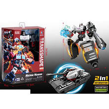 Трансформер HD1 TF, робот 20см+трейлер, метал+пластик, в кор-ці 17,5-24-8см, HD133 сірий